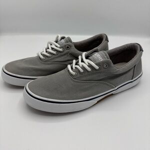 Sperry Men's Gray halyard CVO Canvas Shoes